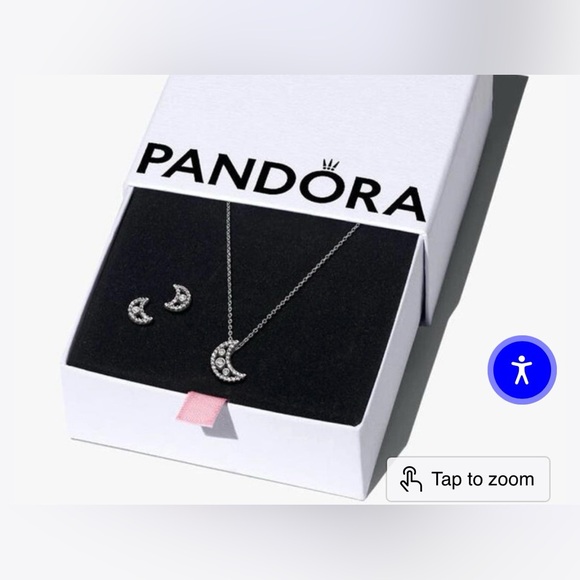 Pandora Jewelry - Pandora Silver Crescent Jewelry Set